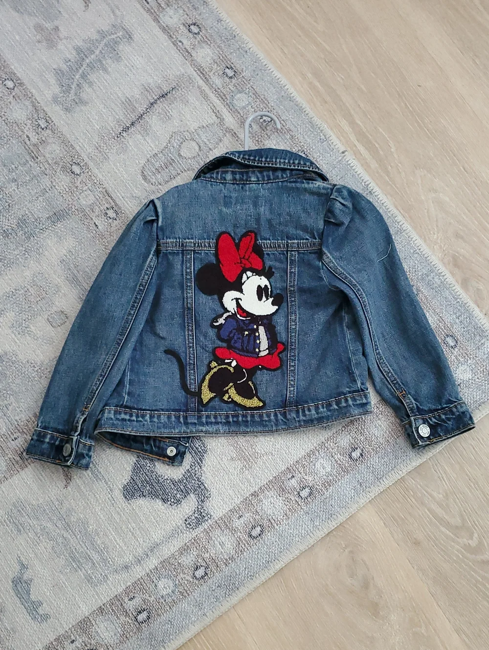 Gap X Disney Toddler Girls Minnie Mouse Denim Jean Jacket Sz4